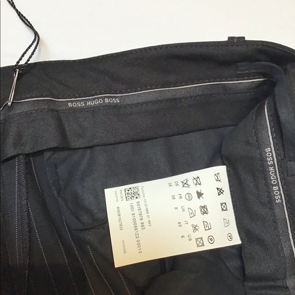 Hugo Boss New Navy Pinstripe Pants - Picture 3 of 7